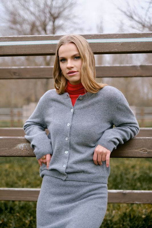 Кардиган з кашеміром